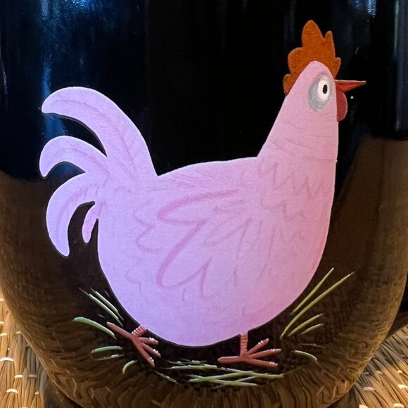 VANDOR 1Canoe2 Harriet the Hen Purple Chicken Stoneware Mug - Picture 4 of 7